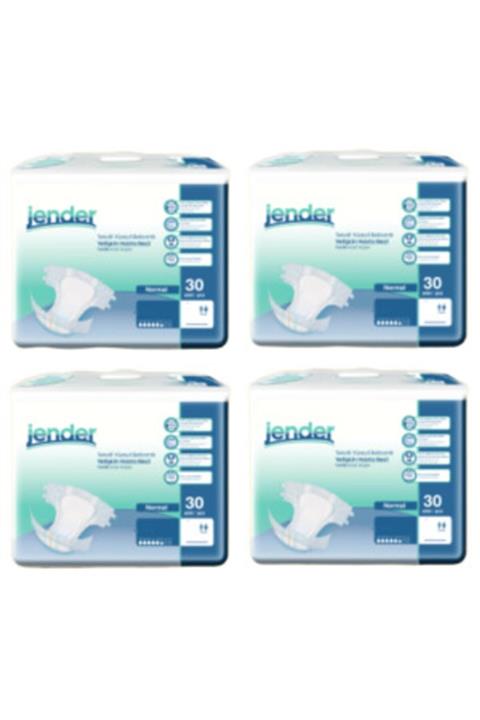 JENDER Hasta Alt Bezi 120 Adet Xl 4 Paket