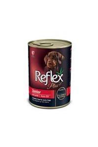 Reflex Plus + Gravy Junior Kuzulu Parça Etli Yavru Köpek Konservesi 400 Gr