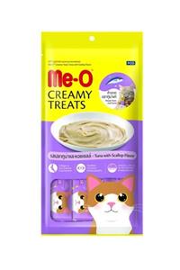 Badem Akvaryum Meo Creamy Treats Deniz Tarağı Ve Ton Balıklı Kedi Ödülü 15 Gr X 4