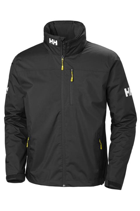 Helly Hansen Hh Crew Hooded Mıdlayer Jacket Black