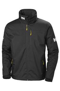 Helly Hansen Hh Crew Hooded Mıdlayer Jacket Black