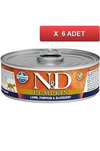 N&D Nd Balkabaklı Kuzu Etli Kedi Konservesi 80 Gr (6 Adet)