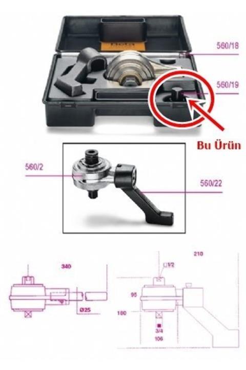 Beta 560/19 Tork Arttırıcı Soketi