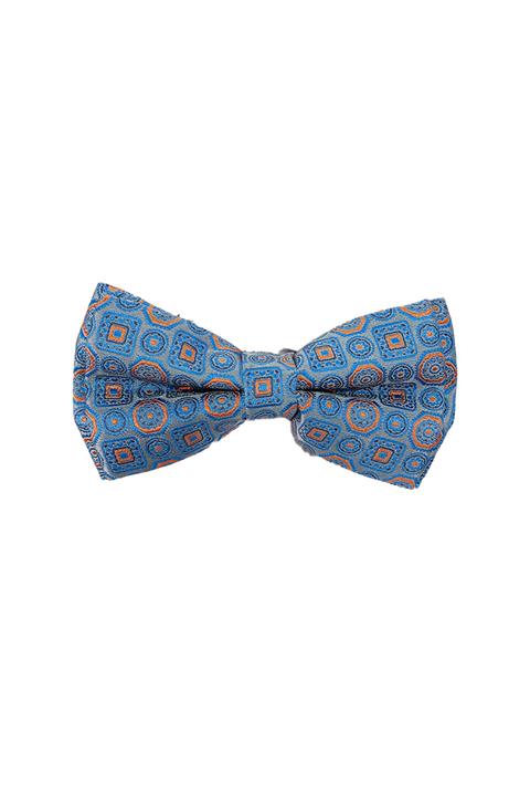 ROMASTER Gri Renk Daire Desenli Erkek Papyon