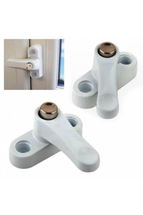 Mashotrend 2 Adet Basmalı Kapı Pencere Emniyet Kilidi - Pencere Kapı Emniyet Kilidi -