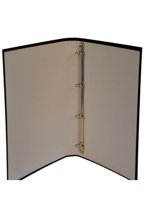 Bafix Talebe Klasörü 4 Halkalı A4 Siyah