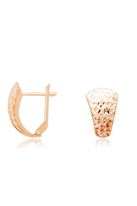 Diamond LineGülaylar Pembe Altın 14 Ayar J Küpe