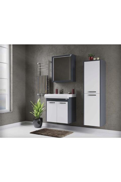 HCR Asya Banyo Dolabı 65 Cm Set