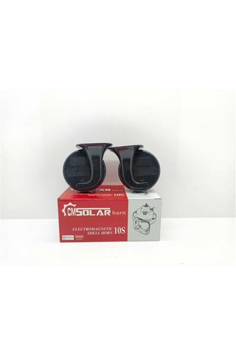 CMSOLAR 12v Çift Fişli Dat Korna 510 Hz Ince 410 Hz Kalın
