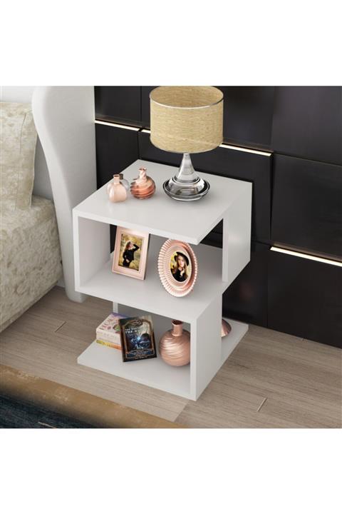 AVES MOBİLYA Beyaz Komodin