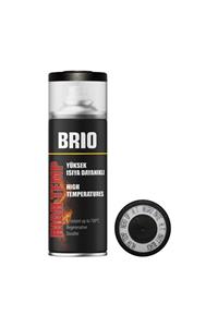 BRIO Sprey Boya Siyah Yüksek Isıya Dayanıklı Bh9005m 400 ml