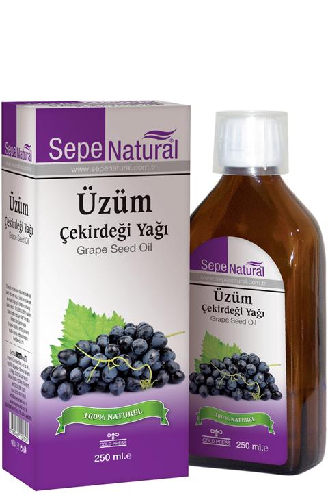 Sepe Natural Üzüm Çekirdeği Yağı 250 ml Soğuk Sıkım Grape Seed Oil