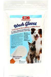 Bio PetActive Wash Wipes Kedi-köpek Yıkama Bakım Havlusu 25'li