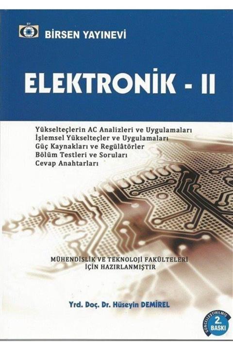 Birsen Yayınevi Elektronik -2 (Mühendislik Ve Teknoloji Fakülteleri Için)
