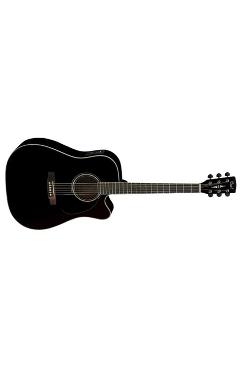 CORT Mr710fbk Elektro Akustik Gitar, Siyah, Fıshman