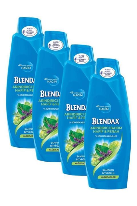 Blendax Arındırıcı Bakım Bitki Özlü Şampuan 500 Ml X 4 Adet