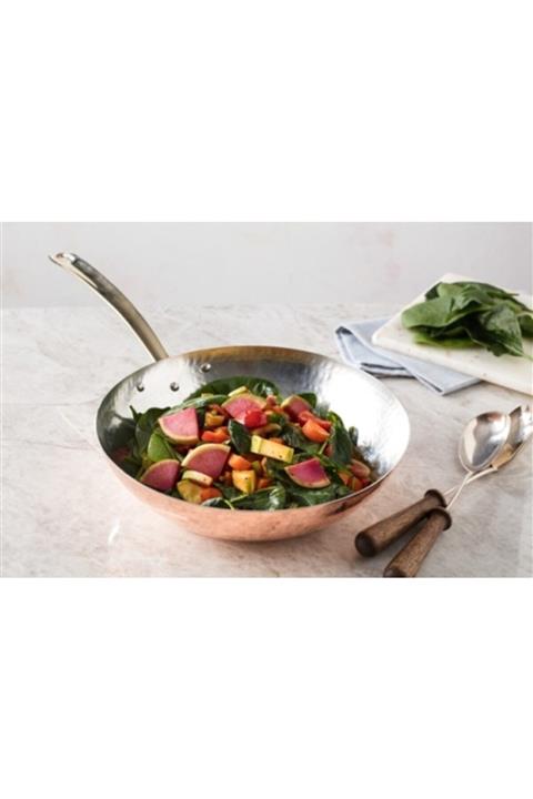 Hakart Elite Chef Bakır Wok Tavası, 26 Cm