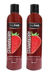 Deep Fresh Arındırıcı Duş Jeli Çilek 2 X 400 Ml