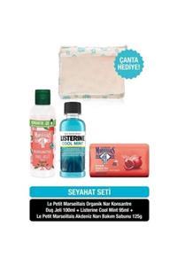 Le Petit Marseillais Duş Jeli Nar 100 Ml+katı Sabun Nar 125 Gr+listerine Mint Ağız Bakım Suyu 95 Ml