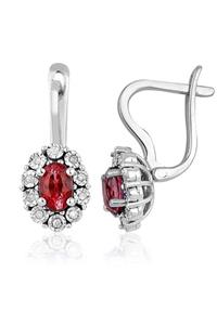 Emel Pırlanta 1.33 Ct. Pırlanta Yakut Küpe