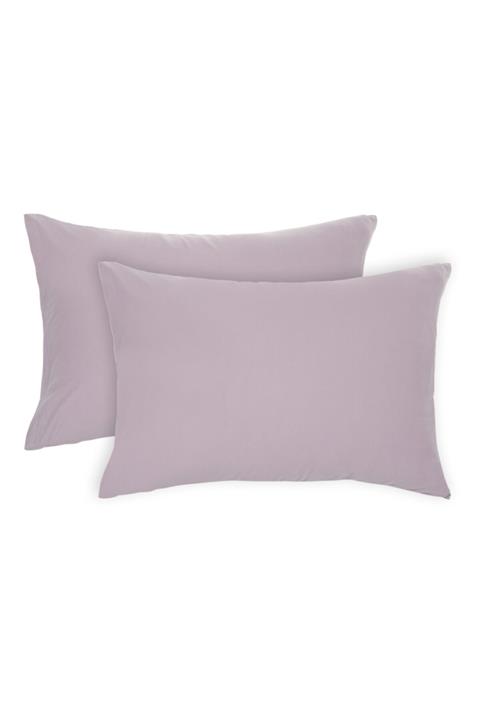 Açelya Home Nuvomon Penye 2'li Yastık Kılıfı - Mürdüm