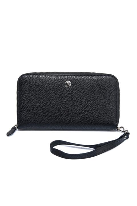 Tergan Siyah Deri Kadın Cüzdanı 05734a41