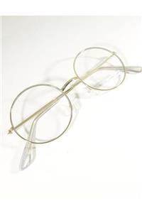 UBK Eyewear Gold Tam Yuvarlak Mavi Işık Filtreli Gözlük
