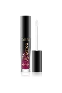 Eveline Tattoo - Yarı Saydam Yoğun Renkli Likit Ruj - Lip Tint No 1