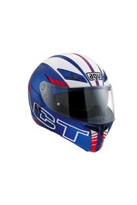 AGV Compact St Multi Plk Seattle Matt Blue White Red Çene Açilir Kask - Pinlock Dahil-xl