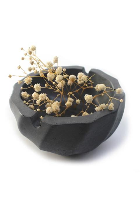 mağazacım Çukur Koyu Gri Beton Kül Tablası