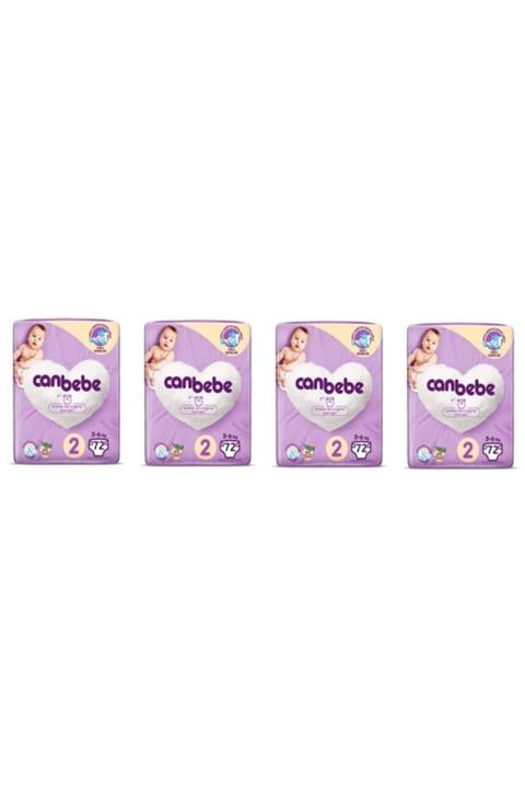 Canbebe Fırsat Paketi Mını 2no (3-6 Kg) 72lı 4 Lü Paket 72x4=288 Adet