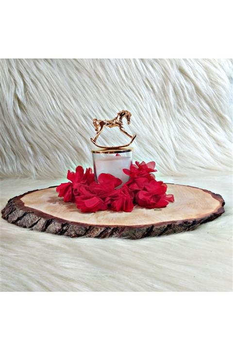 By Ayça Vardan Gold Sallanan At Figürlü Bardak Mum