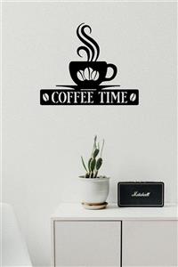 EF Home Modern Coffee Time Ahşap Duvar Dekoru