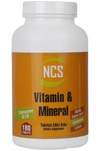 NCS Vitamin Mineral Multivitamin 180 Tablet Koenzim Destekli