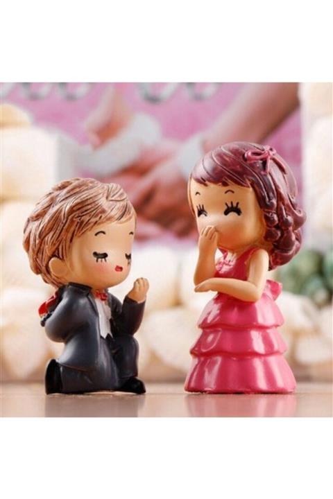Minikbahcem Minyatür Evlilik Teklifi Tatlı Çift