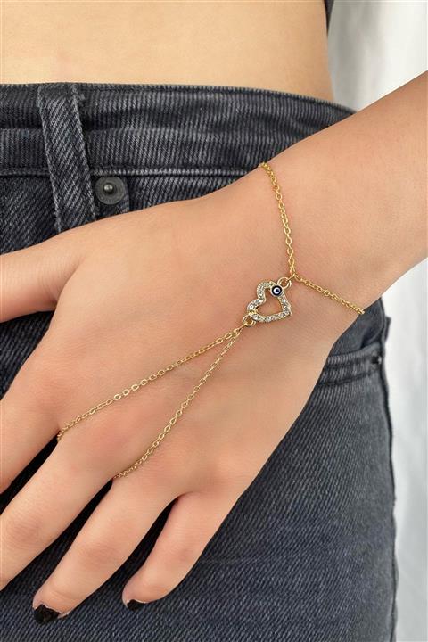 TAKIŞTIR Altın Renk Kalp Figürlü Şahmeran