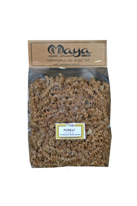 MAYA DOĞAL ÜRÜNLER Fusıllı Siyez Kepekli Makarna 500gr