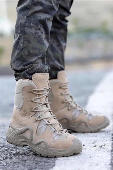 Scooter P1490 Meridyen Su Geçirmez Deri Erkek Askeri Bot Ayakkabı