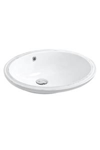 GÜRAL VİT Hilton Tezgah Altı Lavabo Beyaz 43*55