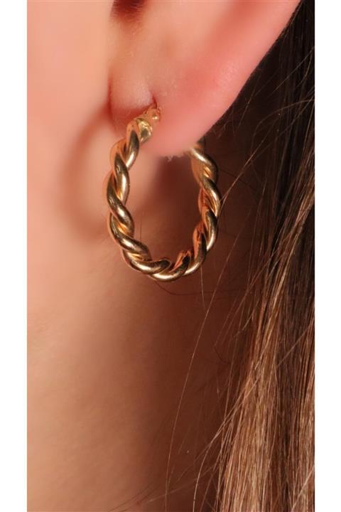 HS Mücevherat Burgu Halka Küpe