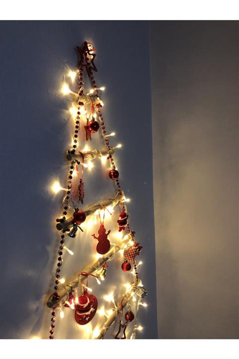 Noel Çam Ağacı Yeni Yıl Duvar Tipi