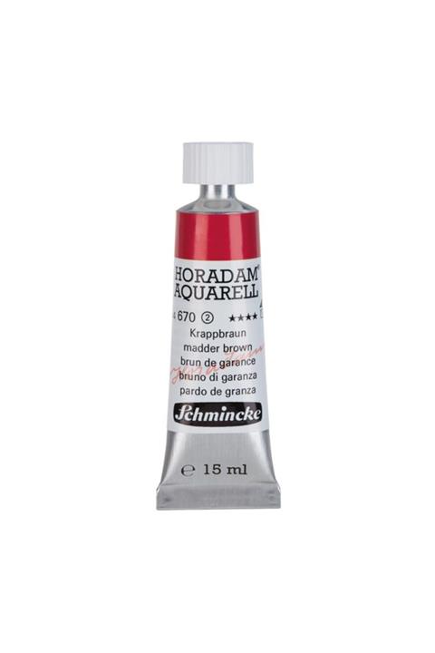Schmincke : Horadam Aquarell Artist : Tüp Sulu Boya : 15 Ml : Seri 2 : 670 Madder Brown