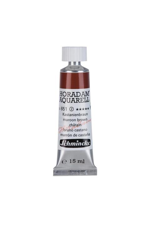 Schmincke : Horadam Aquarell Artist : Tüp Sulu Boya : 15 Ml : Seri 2 : 651 Maroon Brown