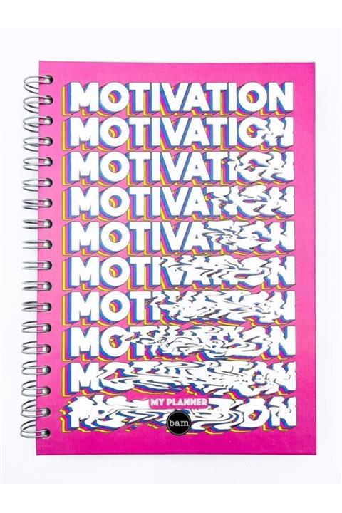EFBUTİK Telli Planlayıcı Defter Ajanda - Motıvatıon