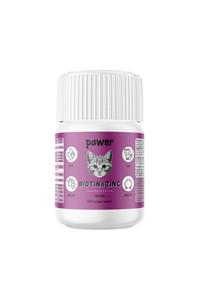 Pawer Biotin & Zinc Kediler İçin Çiğnenebilir Biyotin Tablet