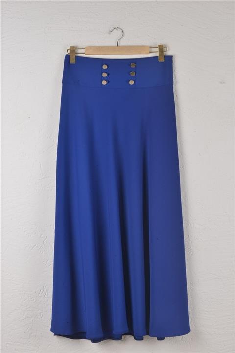 TRENDPARK Kadın Bel Düğme Modelli Etek