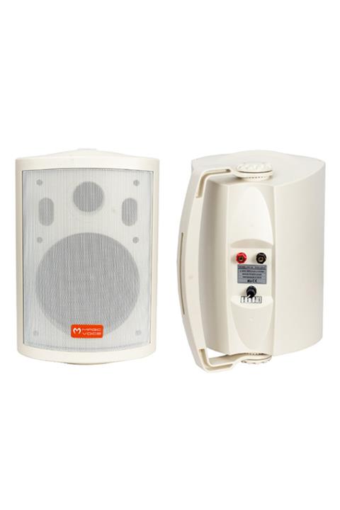 MERTER Magıcvoıce Mv-25trf 16 Cm 80 Watt Beyaz Sütun Hoparlör 2li Takım Trafolu