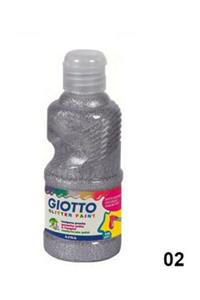 Giotto Glitter Paint Simli Boya 250 ml. GÜMÜŞ