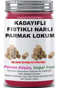 SPANA Kadayıflı Fıstıklı Narlı Parmak Lokum Ev Yapımı Katkısız 330gr