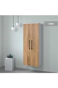 DENKO Limba 60 cm Mdf Çok Amaçlı Banyo Boy Dolabı Takım